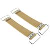 E-outstanding 2Pcs Non-Slip Battery Straps Rubber Band, 5.7-inch x 0.87-inch Khaki Yellow view 3
