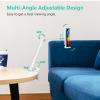 iPad Desk Mount, Adjustable Tablet Holder Clamp, 360 degree Rotation, Sturdy Aluminum Tablet Arm Mount for 4.7"-13" iPad Pro/Air/Mini, iPhone, Galaxy Tab, for Kitchen, Work, Video Call(White) view 3