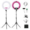 Ring Light - 18 inch 3000K-5500K Dimmable Bi-Color Light Ring, 96W LED Ring Light with Stand, Lighting Kit for Vlog, TikTok,Selfie, Makeup, YouTube, Camera, Phone - LCD Screen & Remote Control view 1