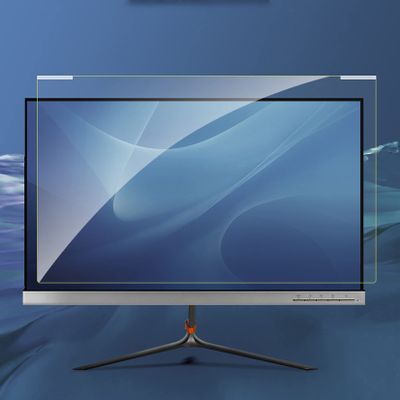 WLWLEO Anti Blue Light Screen Protector for 32 Inch Computer TV Monitor, Anti UV Filter Hanging Removable Screen Anti-Scratch Protector Panel, Eye Protection