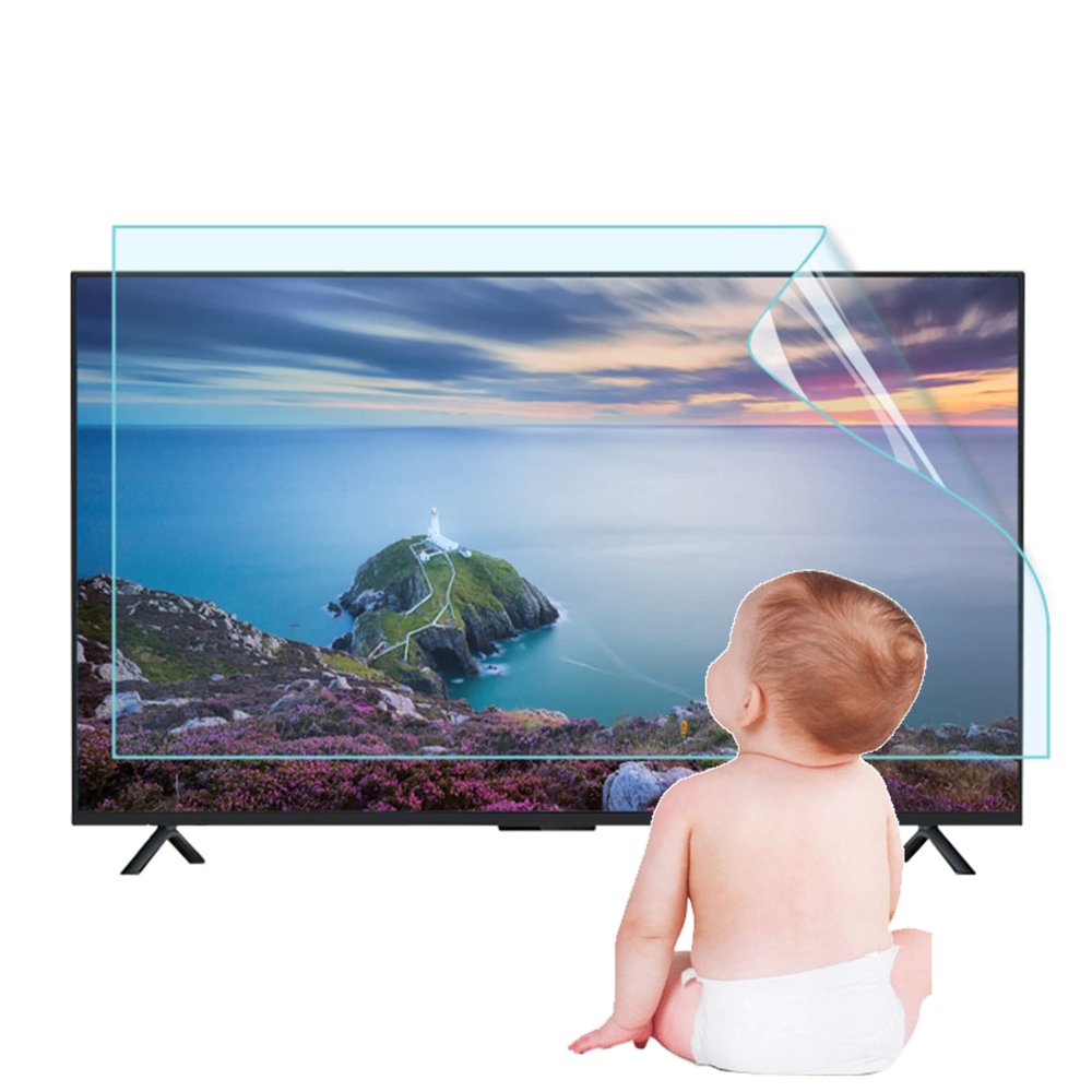 AIZYR 32-75inch Matte Anti-Glare TV Screen Protector - Anti Blue Light Film Make The Light Soft Relieve Eye Strain LCD TV Accessories,50 in 1101 x 620mm