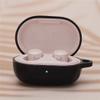 2 Pack DAYJOY Soft Silicone Protective Case Cover Compatible with Redmi Airdots 3 Earbuds, Protective Skin Sleeve with Key Chain (Black+Blue) view 2