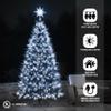 Holiday Bright Lights Rice Lights 36FT, 500 Twinkling LEDs, Connectable Indoor/Outdoor Decorative String Lighting, Pure White Glow view 2