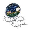 Holiday Bright Lights Rice Lights 36FT, 500 Twinkling LEDs, Connectable Indoor/Outdoor Decorative String Lighting, Pure White Glow view 4