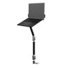 CTA Digital Laptop Arm - CTA Security Laptop Arm with VESA Mounting Base for Delivery Vehicles, Law Enforcement Cars, and Ride Share Drivers Compatible with Laptops up to 17 (AUT-SAM) Black view 1