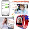 4G GPS Smart Watch for Kids, 2-Way Call,Video Call,Voice Chat,School Mode,SOS,GPS,Camera,Pedometer,IP67 Waterproof Watch Phone for Boys Girls (T10, 360 Rotation, Dual Cameras, Kid-Proof, Red) view 2
