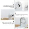 Cabilock 1pc Abs Wall Mount Bracket for CCTV Cameras Security Camera Holder Easy to Install Design for Improved Appearance and view 3