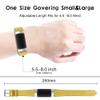 AISPORTS Leather Band Compatible with Fitbit Charge 5 Band for Women Men, Soft Breathable Leather Sport Wristband Metal Classic Buckle Bracelet Replacement Band for Fitbit Charge 5 Activity Tracker view 3
