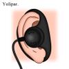 Yolipar CLS1410 CLS1110 Earpiece Compatible with Motorola Radio CP200 GP300 GP2000 Walkie Talkie with PTT Mic 2 Pin Headset Single-Wire Surveillance Kit (D-Shaped, 2 PCS) view 4