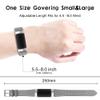 AISPORTS Leather Band Compatible with Fitbit Charge 5 Band for Women Men, Soft Breathable Leather Sport Wristband Metal Classic Buckle Bracelet Replacement Band for Fitbit Charge 5 Activity Tracker view 3