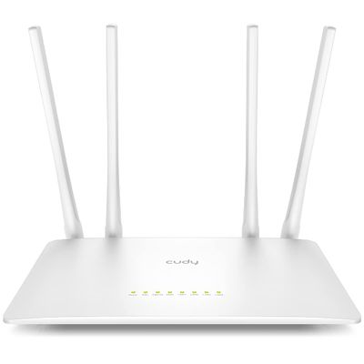 Cudy AC1200 Smart WiFi Router Extender, Access Point, WISP, 5GHz Dual Band, 10/100Mbps LAN, 4x5dBi Antennas, VPN, Guest WiFi, AP Mode, WR1200