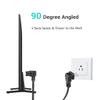 10 Feet Power Cord Compatible Samsung TV, TCL Roku LG LED LCD TV Right Angle Power Cable Replacement view 2