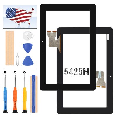 Original for ASUS MeMO Pad FHD 10 ME302 Screen Replacement ME302C K005 ME302KL K00A 5425N FPC-1 Black Touch Screen Digitizer Sensor Glass Panel Lens Repair Parts Kit with Free Tools +Tape(Not LCD)
