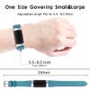 AISPORTS Leather Band Compatible with Fitbit Charge 5 Band for Women Men, Soft Breathable Leather Sport Wristband Metal Classic Buckle Bracelet Replacement Band for Fitbit Charge 5 Activity Tracker view 3