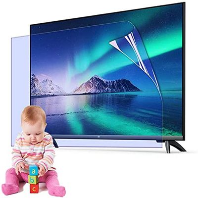 BU TV Screen Protectors TV Display Protector Film Anti-Glare/Anti Blue Light/Anti Scratch/Anti-Fingerprint and Dust,Easy to Install,52" 1161 * 661
