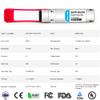 40G QSFP+ER4 for Juniper JNP-QSFP-40GE-ER4 40GBASE-ER4 QSFP+ER4 1310nm 40km LC SMF Optical Transceiver Modul view 2