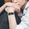 Bling Diamond Bracelet Compatible with Fitbit Charge 6/Charge 5,Bands Metal Classy Stainless Steel Wrist Bands Waterproof Strap for Fitbit Charge 5 Band (Black) view 4