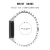 Bling Diamond Bracelet Compatible with Fitbit Charge 6/Charge 5,Bands Metal Classy Stainless Steel Wrist Bands Waterproof Strap for Fitbit Charge 5 Band (SilverPink) view 3