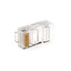 100Pcs RJ45 Modular Plug Network Connectors, 8 Pins Pass Through Connectors for Cat5e and Cat 6 view 3