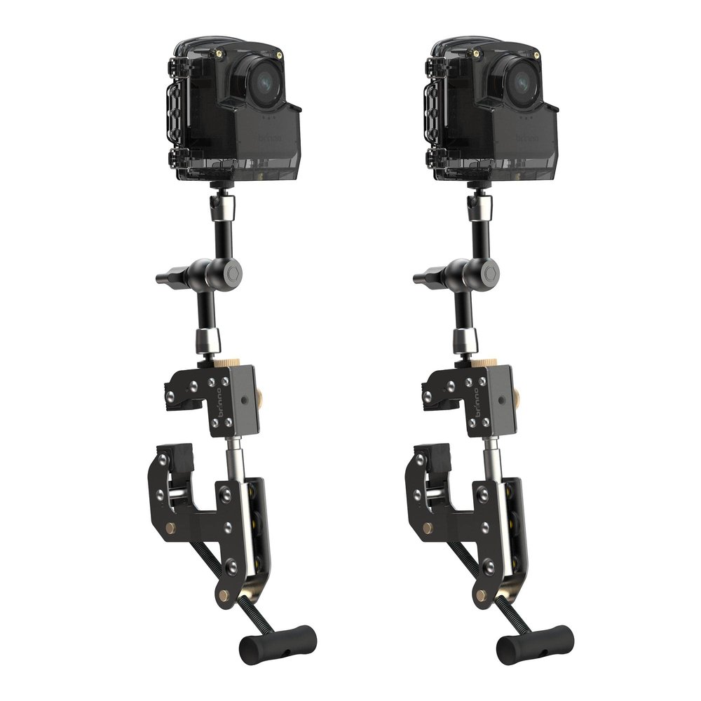 Brinno TLC2020 Construction Bundle, Time Lapse Cameras Waterproof Housing ATH1000 & Mounting Clamp ACC1000P  HDR FHD, 99 Day Battery, 360-Degree Rotating Tripod Arm - BCC2000 Lite (2-Pack)