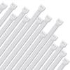 Halsouy Cable Zip Ties Nylon Self-locking Wire Ties 50 Pack - White (32 Inch) view 1