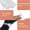 Halsouy Cable Zip Ties Nylon Self-locking Wire Ties 50 Pack - White (32 Inch) view 2