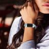 Gimuk Leather Strap Compatible with Fitbit Charge 5 Strap, Women Men Genuine Leather Sport Band Replacement Watch Strap Wristband Bracelet for Charge 5 Fitness Tracker (Blue) view 3