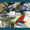 Keenso Motorcycle Driving Recorder, 2in Display Front Rear Dual Camera 1080P+720P Waterproof Multifunction Autocycle Accessories Portable GPS view 3