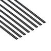 D-Line Cable Trunking Black, 8-Meter Pack, One-Piece Half Round Wire Cover, Paintable Self-Adhesive Cable Hider, Cable Management - 8X 20mm (W) x 10mm (H) x 1-Meter Lengths (8-Meter), 1D2010B/8 view 1