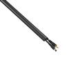 D-Line Cable Trunking Black, 8-Meter Pack, One-Piece Half Round Wire Cover, Paintable Self-Adhesive Cable Hider, Cable Management - 8X 20mm (W) x 10mm (H) x 1-Meter Lengths (8-Meter), 1D2010B/8 view 2