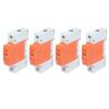 4Pcs SPD Protector Device 420V 1P DIN Rail Mount for House Lighting and Photovoltaic DC System for Electrical Panel Circuit Breaker view 1
