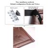 YZJJ Thermal Door Curtain Screen Door Cover Panel Curtain, Insulated Drape Partition Cold Protection Heavy Duty PU Waterproof Soundproof Privacy Temporary Door for Living, Bedroom, Dining Room view 4