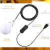 Tuanse 3pcs USB LED Light Bulbs Portable Camping Lights 5w with USB Splitter Cable 1 to 3, 8.2ft Extra Length Cord Tent Latern Outdoor Emergency Bulb for Garage Warehouse Truck Fishing Warm White view 3