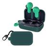 2 Pack DAYJOY Soft Silicone Protective Case Cover Compatible with Skullcandy Dime Earphone, Protective Skin Sleeve with Key Chain (red+Green) view 3