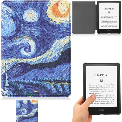 REASUN Case for 6.8" Kindle Paperwhite 2021,Premium PU Leather with Auto Sleep/Wake Case for Amazon Kindle Paperwhite (11th Gen 2021 Release) and Kindle Paperwhite Signature Edition, Starry Sky