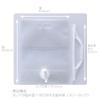 Iwatani Material WWB-5CL Water Tank, Washable, Water Bag, 1.6 gal (5 L), Clear, Washable, Dry, Easy to Pour Cook Included, Camping, Leisure, Disaster Prevention, Compact Foldable view 2