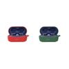 2 Pack DAYJOY Soft Silicone Protective Case Cover Compatible with Skullcandy Sesh/Sesh Evo Earphone, Protective Skin Sleeve with Key Chain (red+Green) view 1