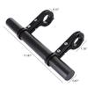 ESUPPORT Bike Handlebar Extender Extension Longer Aluminum Alloy Double Bracket for Holding Bicycle Speedometer GPS Phone Mount Holder view 2