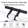 ESUPPORT Bike Handlebar Extender Extension Longer Aluminum Alloy Double Bracket for Holding Bicycle Speedometer GPS Phone Mount Holder view 3