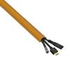 D-Line Cable Trunking Oak-Effect, 8-Meter Pack, One-Piece Half Round Wire Covers, Self-Adhesive Cable Hider, TV Wire Hider, Cable Management - 8X 30mm (W) x 15mm (H) x 1-Meter Length (8-Meter) view 2