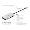 Club3D USB Gen2 Type-C Pd Charging Hub to 2X Type-C 10G Ports, W128560755 (Hub to 2X Type-C 10G Ports and 2X USB Type-A 10G Ports) view 4