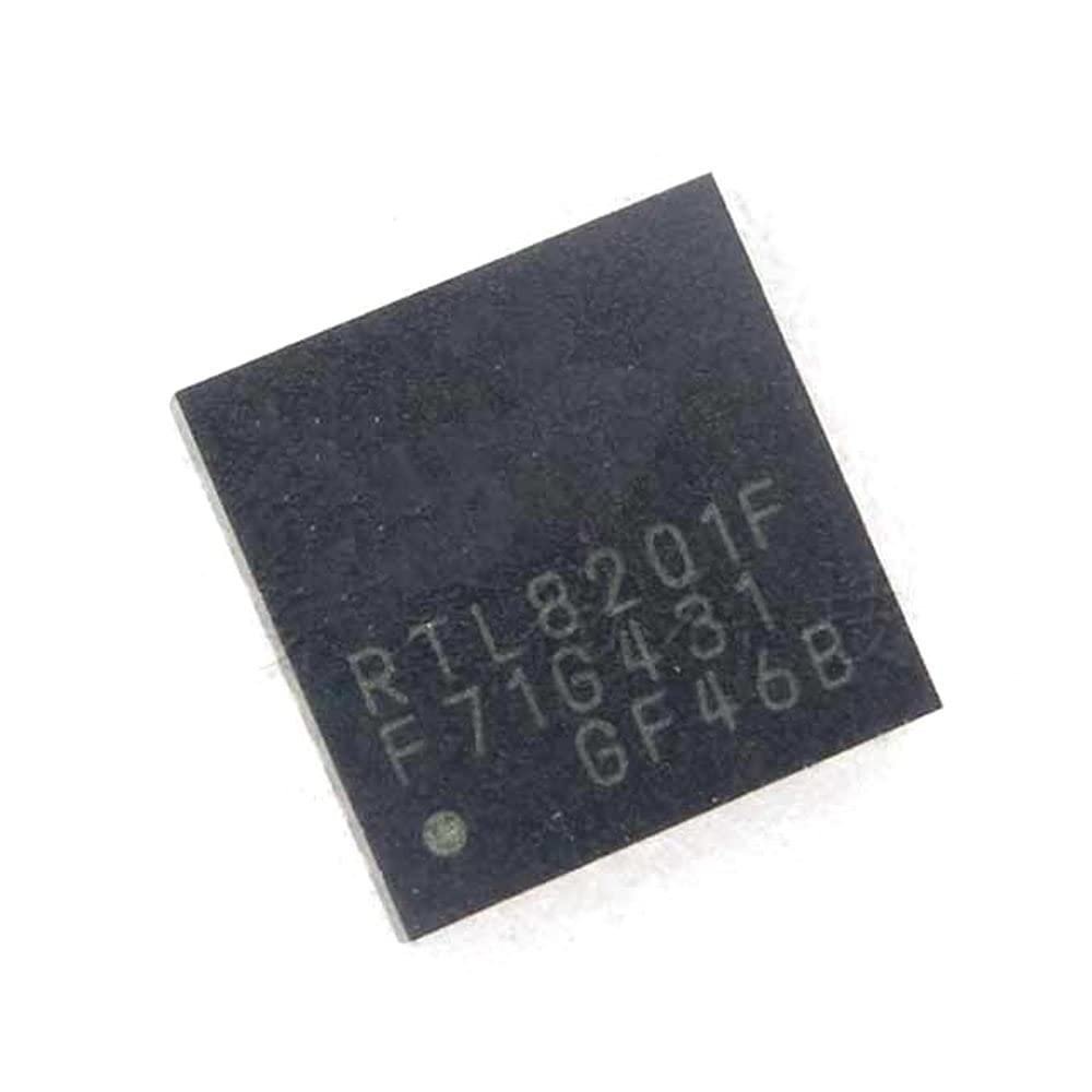 5Pcs/lot Rtl8201 Rtl8201f Series 3.63 V Single Chip/Port 10/100 M Ethernet Phyceiver W/Auto Mdix Ic Chip Rtl8201f-Vb-Cg