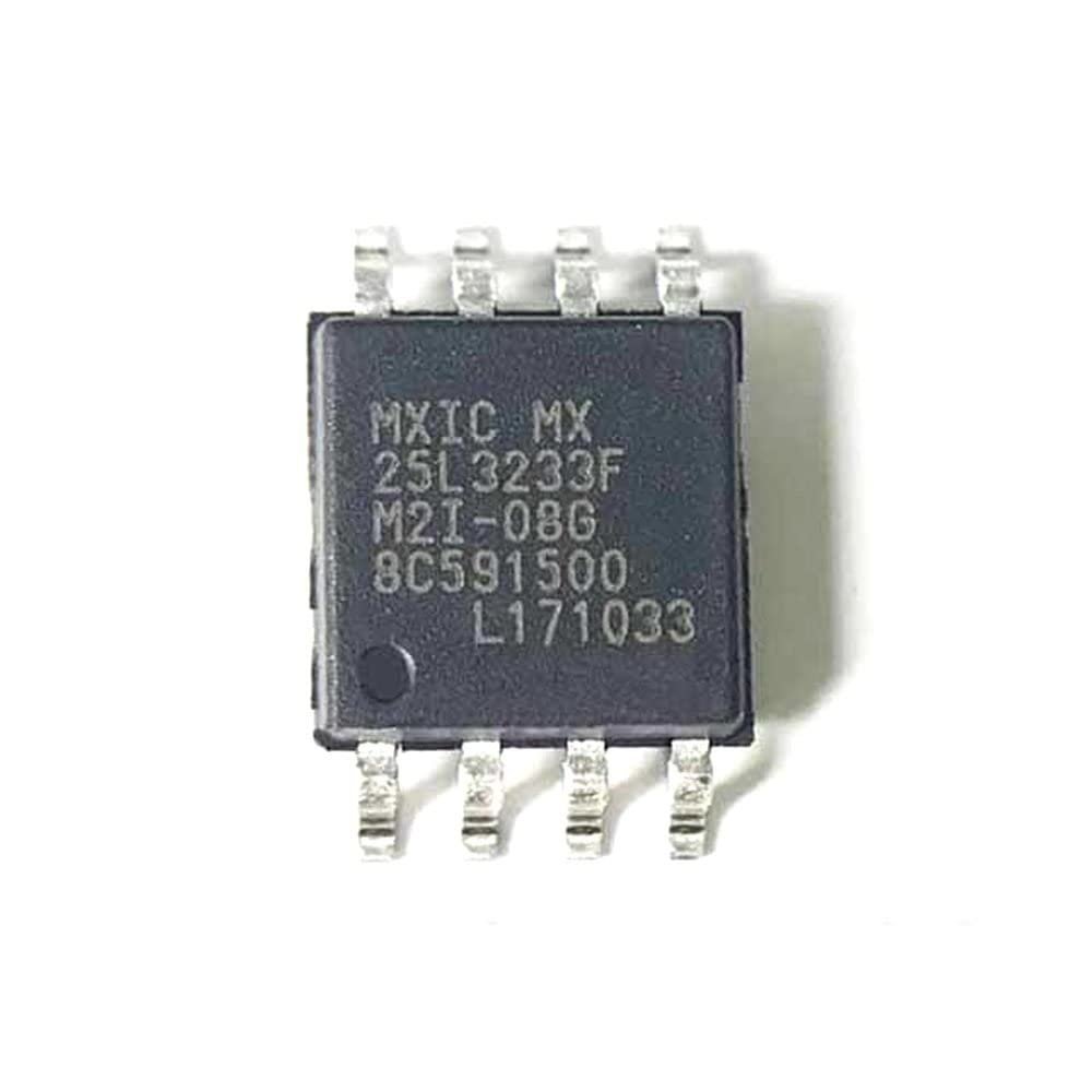 5Pcs/lot Mx25l3233 Nor Flash Serial 3V 32M-Bit 32M/16M/8M X 1/2-Bit/4-Bit 8Ns 8-Pin SOP Mx25l3233fm2i-08G
