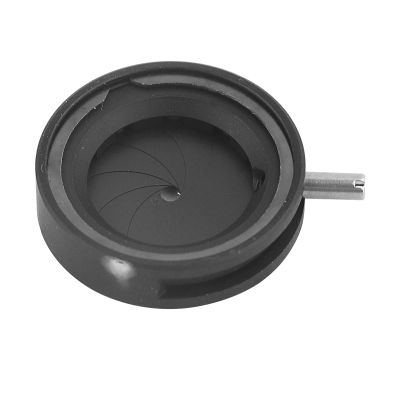 Diaphragm Microscope Adapter SK12, Aperture Adjustable, Metal, 10 Blades, 19.8mm Outer Diameter, Lab Equipment Replacement