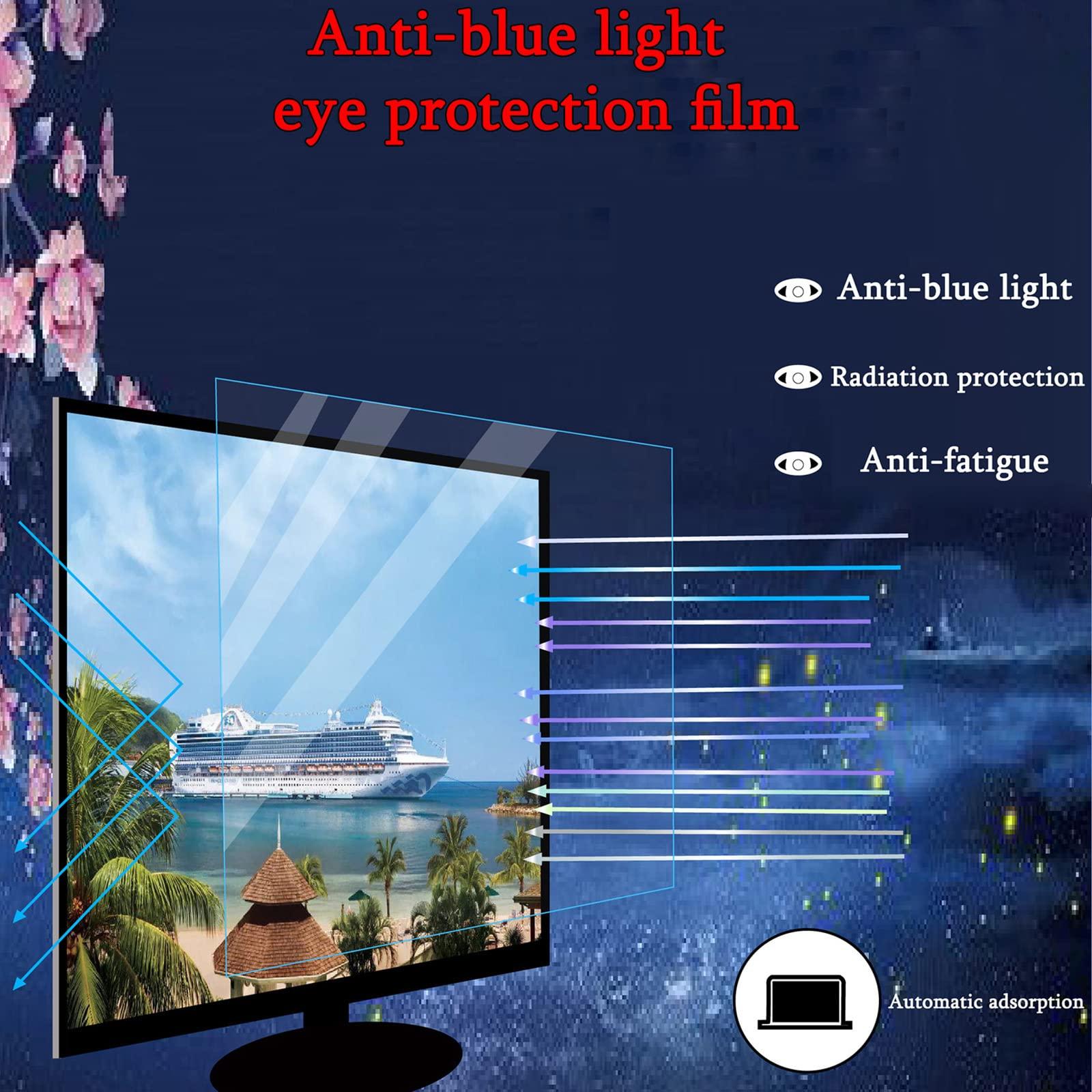 50-55 Inch Tv Screen Protector Anti Blue Light, Matte Anti-glare Soft Film, Anti-scratch Injury, for Lcd, Led, Oled and Qled 4k Hdtv,Matte-50inch(1095x616mm) view 4