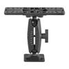 iBOLT 25mm / 1 inch Composite Universal Marine Electronic Fish Finder to Composite Rectangular AMPS Pattern Drill Base Dual Ball Mount- Featuring a 3.75-inch Composite 25mm / 1 inch Bizmount Arm view 1