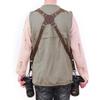 Camera Shoulder Strap for Two Cameras,Leather Retro Camera Strap,Universal Shoulder Dual Harness Camera Strap (Brown) view 3