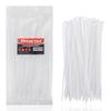 12 Inch Zip Cable Ties (100 Pieces), Self-Locking Premium Nylon Cable Wire Ties,Heavy Duty White, for Indoor and Outdoor by Boacua view 1