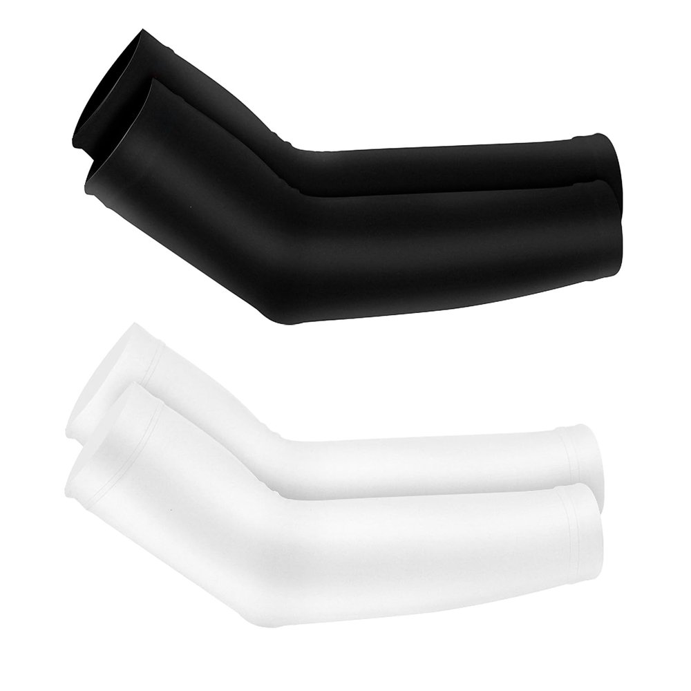 Luwint Kids Arm Sleeves 2 Pairs | UPF 50+ UV Cooling Sun Protection for Boys Girls 4-12 Years - Sports, Outdoor, Football