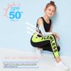 Luwint Kids Arm Sleeves 2 Pairs | UPF 50+ UV Cooling Sun Protection for Boys Girls 4-12 Years - Sports, Outdoor, Football view 2
